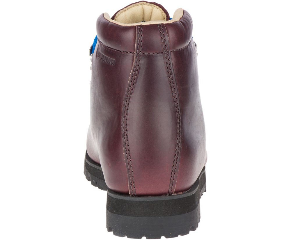 Merrell Boots Burgundy - Wilderness Legend Waterproof - Womens 95CQILMTK